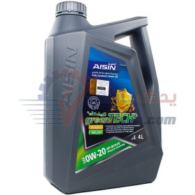 تصویر روغن موتور آیسین 0W20 اصلی (4 لیتری) AISIN Fully synthetic motor oil SAE 0W-20 API SN+ 4L ESFNP0024PB Made in Korea