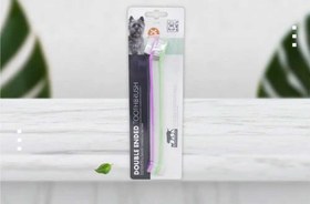 تصویر ست مسواک دو طرفه سگ و گربه ام پتز بلژیک M-PETS Double Ended Toothbrush