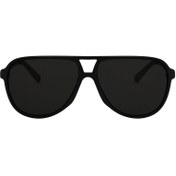 تصویر عینک آفتابی مردانه CARRERA مدل 1005 | فریم خلبانی مشکی با لنز دودی پلاریزه UV400 