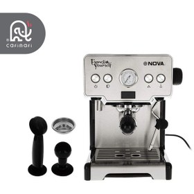 تصویر اسپرسوساز نوا مدل NCM-128EXPS ظرفیت ۱.۷ لیتر با فشار بخار ۱۵ بار 