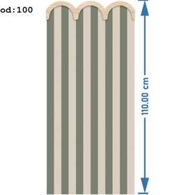 تصویر برچسب دیواری پنل طرح چوب کد 1665 