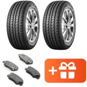 تصویر لاستیک خودرو ایران خودرو سایز ۲۰۵/۶۰ R14 مناسب پژو ۲۰۶ 