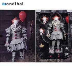 تصویر اکشن فیگور نکا پنی وایز فیلم IT 2017 ا pennywise IT 2017 neca Action figure pennywise IT 2017 neca Action figure