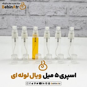 تصویر شیشه عطر 5 میل اسپری 