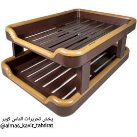 تصویر کازیه دوطبقه فایبرگلاس 