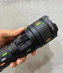 تصویر چراغ قوه دستی پلیسی اسمال سان مدل ZY-T707 Small Sun Flashlight Model ZY-T707