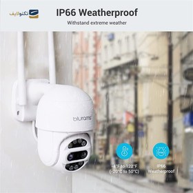 تصویر دوربین مداربسته بی سیم بلورمز مدل Lite 3 S21C Blurams Lite 3 S21C security camera