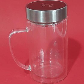 تصویر لیوان دمنوش دوجداره مدل 00746 