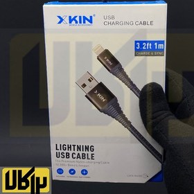 تصویر کابل تبدیل USB به لایتنینگ ایکس کین مدل XK-CA02 طول 1 متر 