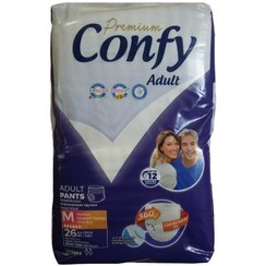 تصویر پوشک شورتی بزرگسال کانفی سایز XL بسته ۲۲ عددی 