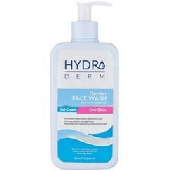 تصویر کرم ژل شستشو صورت هیدرودرم درمو واش مناسب پوست خشک 350 میل Hydroderm Gel Cream Facial Cleansing Dermo Wash 350ml