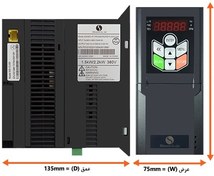 تصویر اینورتر ssinverter - مدلSSI800 - سه تکفاز - توان ۰.۷۵ کیلوات سنگین کار SSInverter_SSI800 0.75 KW HEAVY LOAD