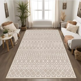 تصویر فرش ماشینی مدرن اورکوم طرح مینیمال سما کد orkom_1126_3 