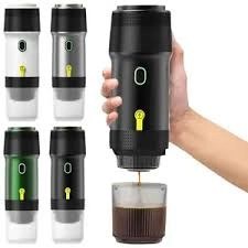 تصویر مینی اسپرسو ساز کپسولی شارژی نقره ای تالی - سبز Mini Capsule Coffee Maker