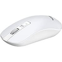 تصویر VicTsing 4-Button Slim Silent Wireless Mouse,3 Adjustable CPI Levels,Silent Click with USB Nano Receiver and ON-Off Switch for PC, Laptop, Computer, Silver 