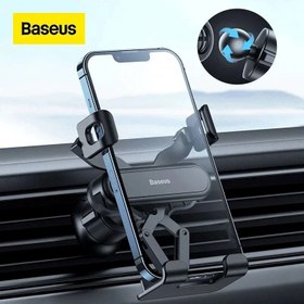 تصویر پایه نگهدارنده گوشی موبایل بیسوس مدل Stable Gravitational BS-CM012 Baseus Stable Gravitational Car Mount Lite SUWX010001