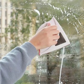 تصویر شیشه پاک کن مغناطیسی دو طرفه 