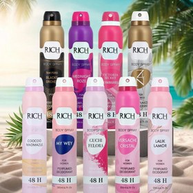 تصویر اسپری ریچ ۲۰۰ میل - ورساچ صورتی Body spray rich 200 ml