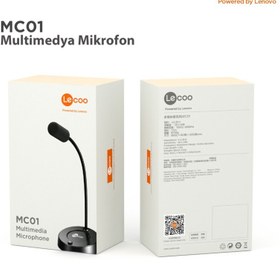 تصویر میکروفون رومیزی لنوو مدل Microphone Lenovo MC01 