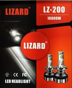 تصویر هدلایت لیزارد 200 پایه H4 Headlight lizard 200 H4