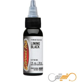 تصویر رنگ تتو لاینینگ بلک اترنال LINING BLACK 