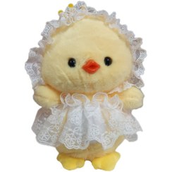 تصویر عروسک مدل جوجه عروس دامن تور ارتفاع 25 سانتی متر 