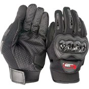 تصویر دستکش ضربه گیردار موتورسواری REDLINE 