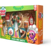 تصویر ست اسباب بازی فست فود برشی ۶۲ 