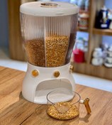 تصویر جا حبوباتی 4 خانه چرخشی وارداتی اصل اورجینال بارکد 695315 