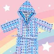 تصویر حوله پالتویی کودک ماندگار طرح سالیکا سایز 90 