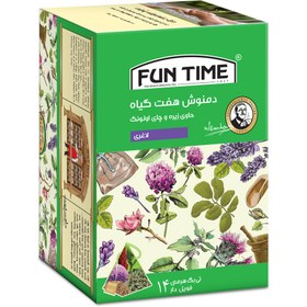 تصویر دمنوش مخلوط هفت گیاه ( لاغری ) ۱۴ عدد فان تایم – fun time 