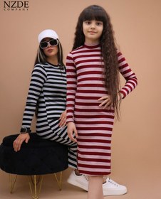 تصویر پیراهن ماکسی ست مادر دختری NZDE 