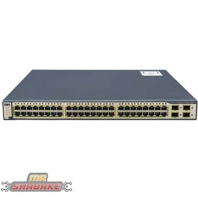 تصویر سوئیچ سیسکو مدل WS-C3750G-48TS-S استوک Cisco WS-C3750G-48TS-S 48Port Switch Stock