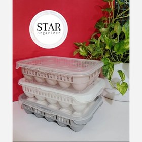 تصویر جا تخم مرغی 15 خانه 