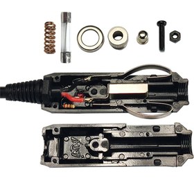 تصویر فیش فندکی فنر مسی با چراغ و فیوز 
