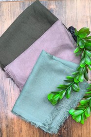 تصویر شال کنفی دور ریش - مشکی 