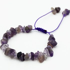 تصویر دستبند سنگ خورد آمیتیس 