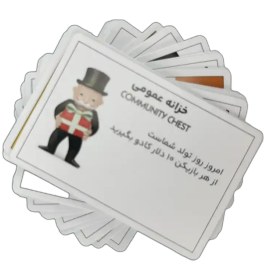 تصویر بازی مونوپولی همراه مهره فلزی هارد باکس monopoly