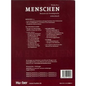 تصویر کتاب زبان منشن Menschen A1.1 Menschen A1.1