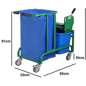 تصویر ترالی نظافت مدل 2450 