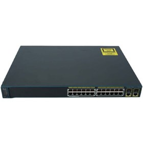 تصویر سوئیچ سیسکو مدل WS-C2960-24PC-L استوک Cisco Switch WS-C2960-24PC-L 24port Stock