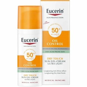 تصویر ضد آفتاب اوسرین پوست چرب Eucerin Oil Control Sun Gel Cream Dry Touch