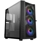 تصویر کیس کامپیوتر گیمینگ مستر تک مدل Master Tech HUNTER D2 Master Tech HUNTER D2 RGB Computer Gaming CASE