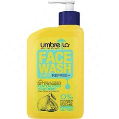 تصویر ژل شستشو صورت آمبرلا حاوی اسانس لیمو حجم 310 میل Umbrela Face Wash Daily Refresh Get Energized 310 ml