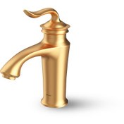 تصویر شیر روشویی شودر مدل   لوکا   طلایی shouder   basin   faucet  Luca