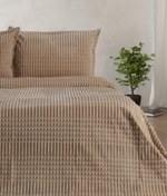 تصویر ست پتو سه تکه مدرن - بژ برند merinos Modern Line 3 Piece Blanket Set - Beige