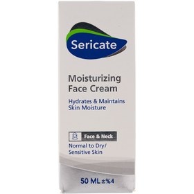 تصویر کرم مرطوب کننده صورت سری کیت مناسب پوست نرمال، خشک و حساس Moisturizing Face Cream SERICATE