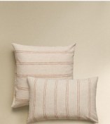 تصویر روبالشی راه راه نخ زارا هوم 