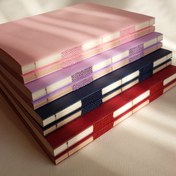 تصویر بولت ژورنال، دفتر شطرنجی و دفتر طراحی دست ساز "گلیم" - جلد نرم A5 - مجموعه 4 عددی 