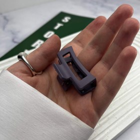 تصویر گیره مو کوچک مات کد 2030 - مشکی 